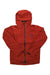 The Black Diamond Mens Liquid Point Shell Jacket is a bright red, lightweight Gore-Tex Paclite climbing jacket with long sleeves, a front zipper, and a small black logo on the left chest—ideal for outdoor adventures.
