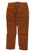 Men's ripstop pants, rust brown, drawstring waist and side pockets
