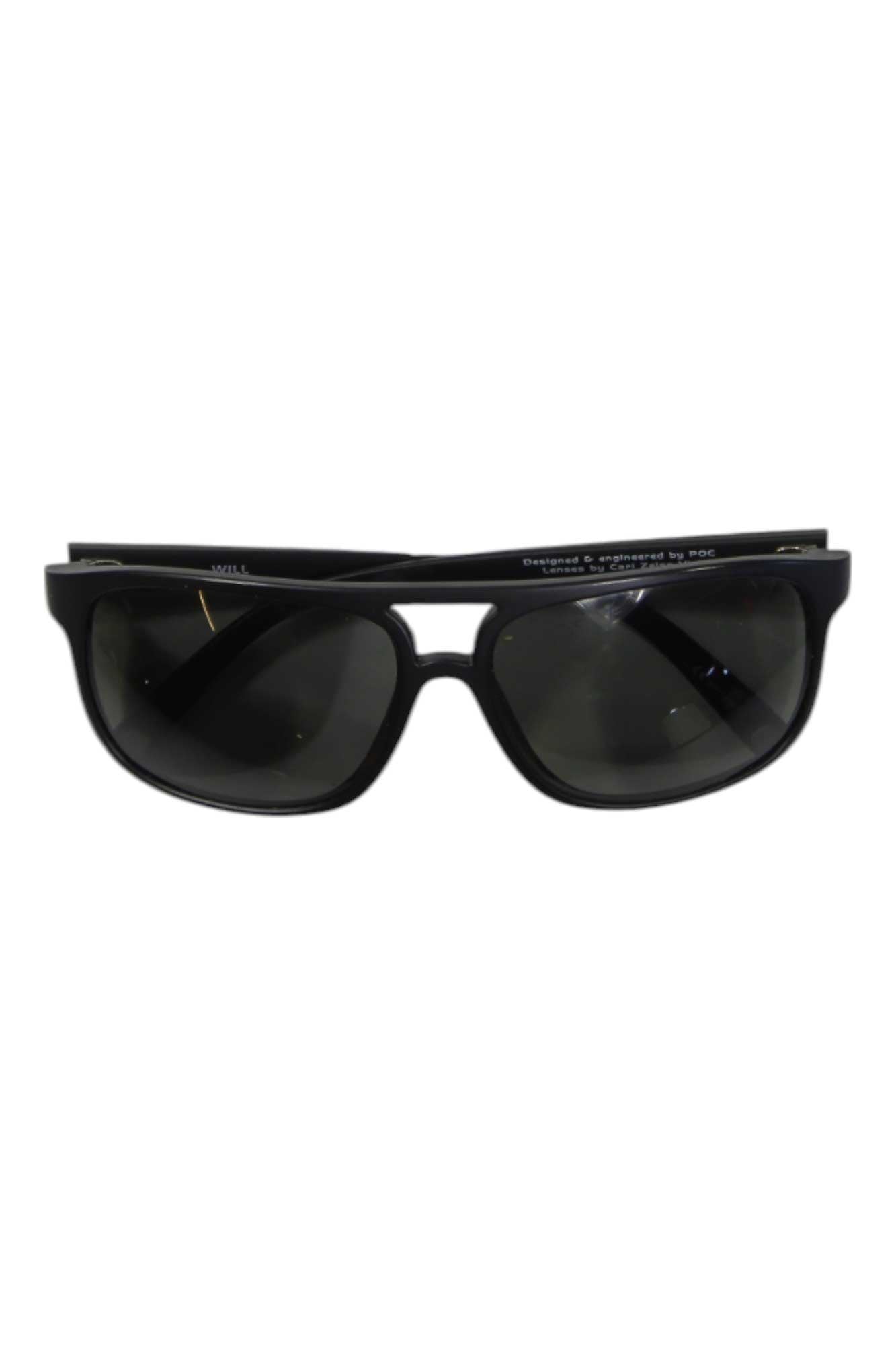POC Will sunglasses with black frame and dark tinted lenses