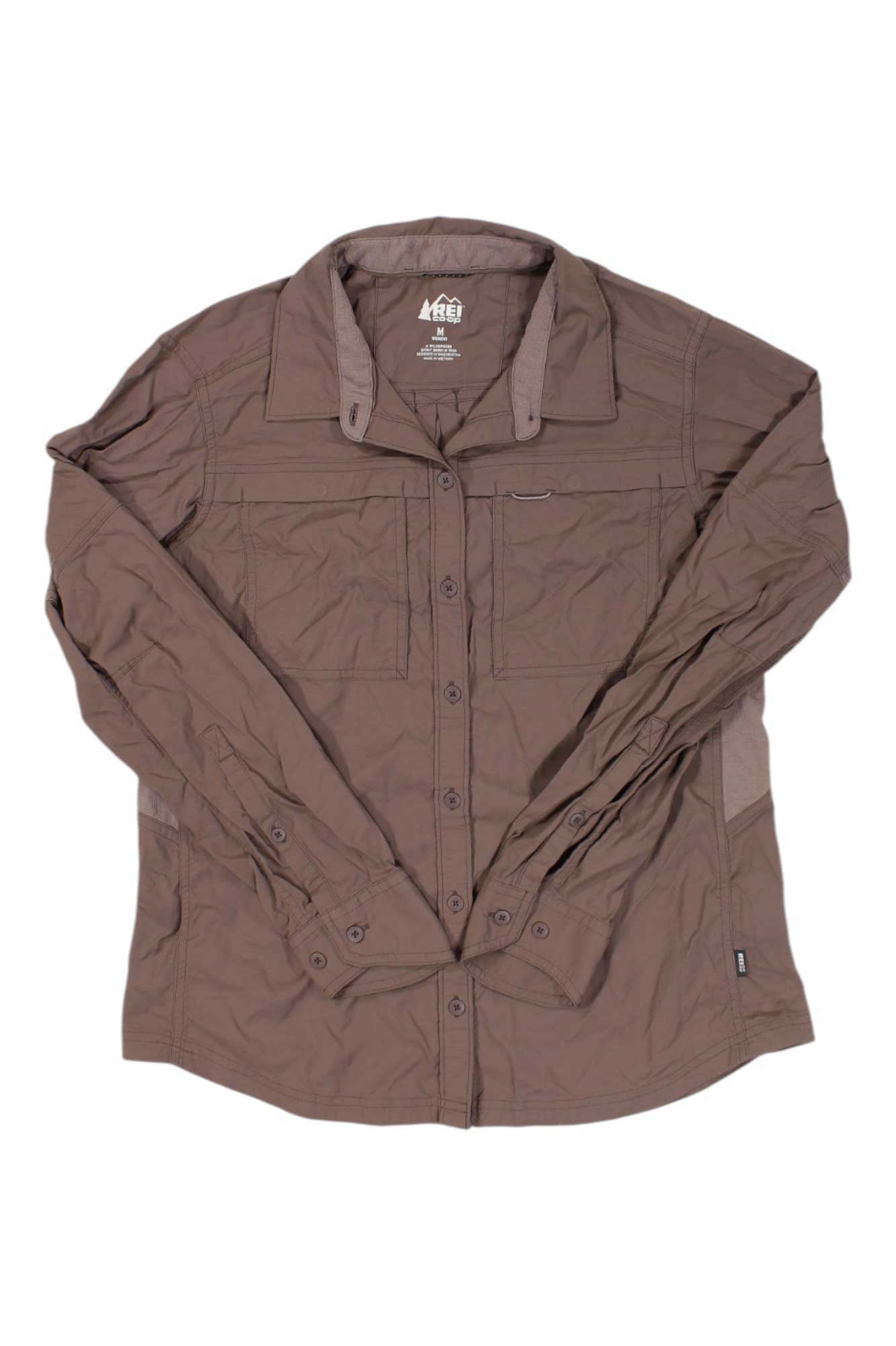 REI Womens Sahara Button-Up Long-Sleeve Shirt REI