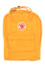 Kanken backpack, orange with front zip pocket and adjustable shoulder straps