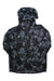 Strafe men's Nomad jacket, dark tie-dye hooded full-zip windbreaker