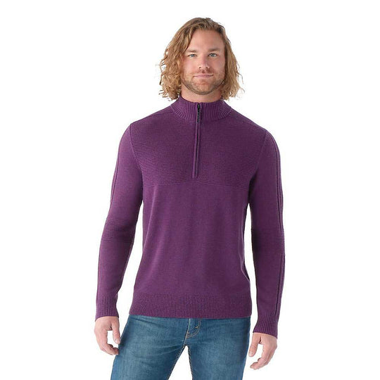 Smartwool Mens Texture Half Zip Sweater Smartwool