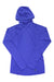 The Outdoor Research Women's Echo Hoodie is an ultralight, long-sleeve, hooded top in solid bright purple. Shown laid flat on a white background, it features lightweight, stretchy, moisture-wicking fabric with no patterns or visible logos.