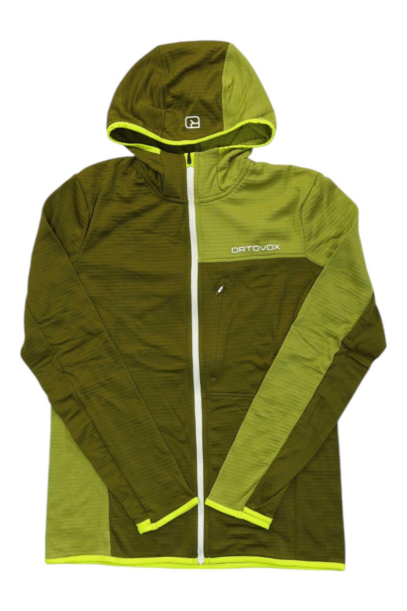 Ortovox Mens Fleece Light Grid Hooded Jacket Ortovox
