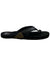 Black Reef Newport flip-flop sandal with textured thong strap and logo patch