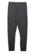 Men's running tights in dark charcoal gray, full-length slim fit