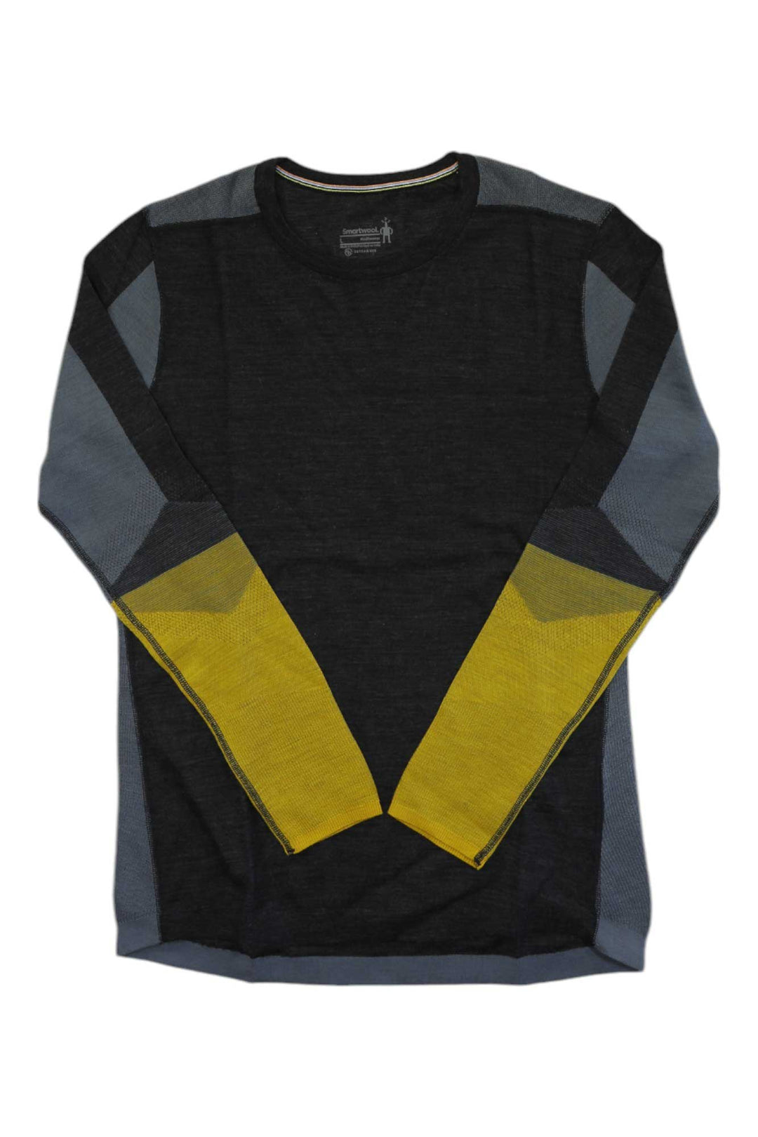 Smartwool Mens Intraknit Thermal Merino Colorblock Crew Base Layer Top