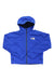 A Womens At Arque Futurelight Ventrix Jacket by The North Face in bright blue, featuring a front zipper, Ventrix synthetic insulation, two side pockets, and the logo on the left chest. Laid flat with sleeves outstretched.