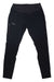 Rab Women's Rhombic Tight, black mountaineering pants with a slim fit, elastic waistband, and a zippered left thigh pocket, displayed flat on a white background.