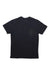 The Black Diamond Mens Pocket Square Tee, made from organic cotton, features a textured black pocket on the left chest and is shown laid flat on a white background.