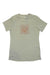 Norrona women’s Svalbard wool t-shirt, light sage crew neck short sleeves with chest logo