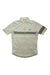 The Rapha Brevet Jersey II is a light gray, short-sleeve merino cycling jersey with reflective details, gray chest and sleeve stripes, a full front zipper, and the Rapha logo on the left chest—ideal for long rides.