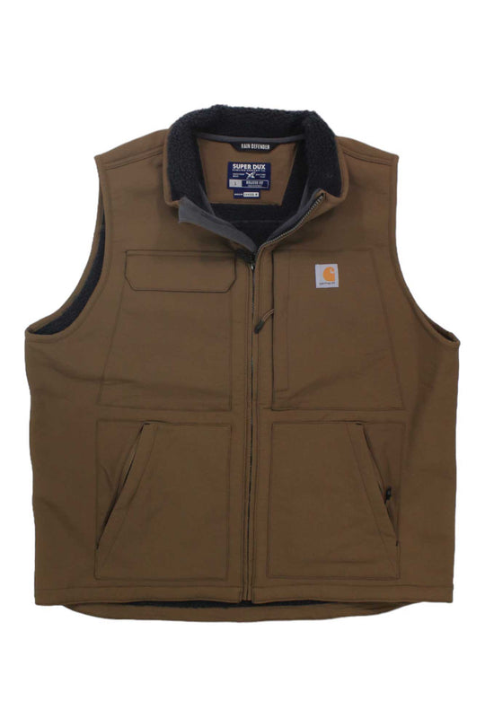 Carhartt Mens Super Dux Relaxed Fit Sherpa-Lined Vest Carhartt