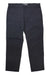 A pair of black Carhartt Men's Rugged Flex Rigby Double-Front Pants with front pockets and visible stitching, laid flat on a white background.