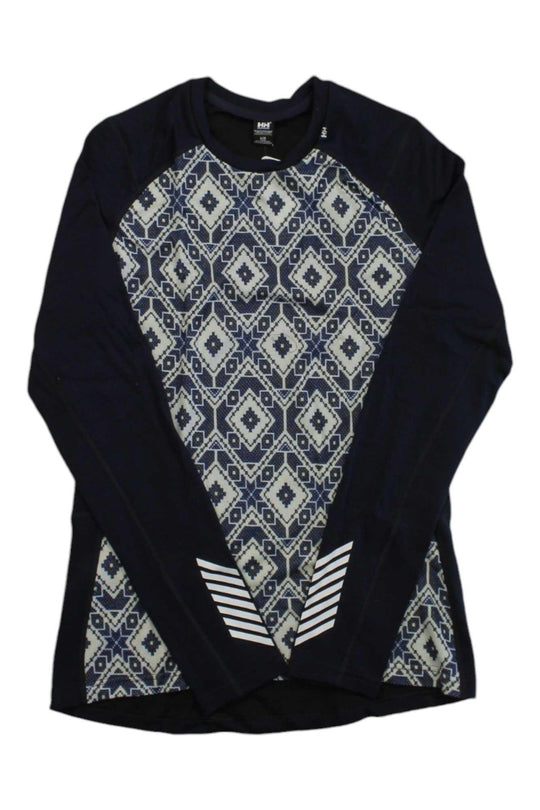 Helly Hansen Women's Lifa Merino Midweight Graphic Crew Top Helly Hansen