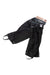 The Outdoor Research Men's Helium Gaiter in black comes with attached packaging and is built to protect your lower legs and footwear during hiking or trail running, featuring waterproof construction for reliable outdoor performance.