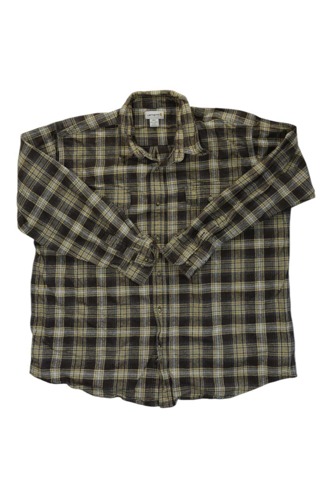 Carhartt Mens Loose Fit Heavyweight Flannel LS Plaid Shirt Carhartt