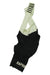 Black and light yellow Rapha Mens Pro Team Bib Shorts II - Regular with RAPHA in white on one leg, black stripes on a yellow shoulder strap, and a race-grade chamois, laid flat on a white background.