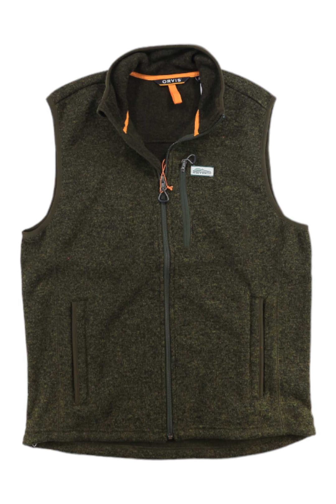 Orvis Mens Recycled Sweater Fleece Vest Orvis