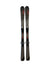 A pair of Elan Mens Element 144 + EL 10 GW Bindings skis, black and gray with red accents, displayed side by side on a white background—ideal for varied terrain, featuring the “Elan” branding and “Element 144” model name.