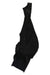 The Rapha Mens Pro Team Bib Shorts II - Regular in black, featuring subtle leg branding, a single shoulder strap, and a race-grade chamois, displayed against a white background.