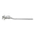 The Greenfield KS2 Kickstand is a lightweight metal rod with an angled adjustable joint, a clamping bracket at one end, and a shiny silver finish—ideal for securing or positioning objects.