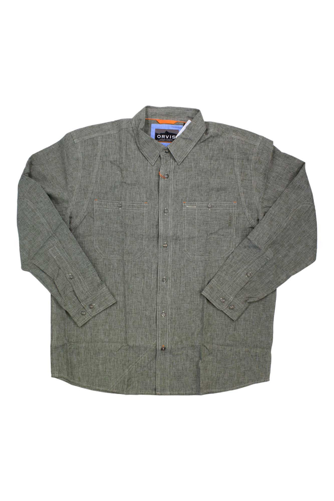 Orvis Men's Tech Chambray Work LS Shirt Orvis