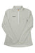 Light gray Mammut Womens Aenergy Light ML Half Zip Pullover featuring Polartec Power Grid fabric, long sleeves, a quarter-zip front, stand-up collar, white stitching, and the Mammut logo on the left chest. Laid flat on a white background.