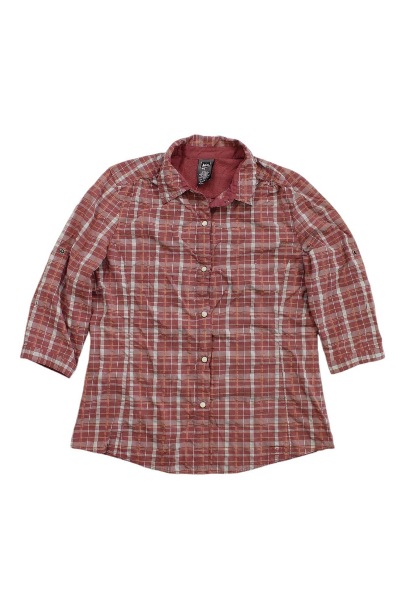 REI Womens Roll Sleeve Button Up REI