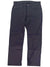 Men's Brion Pant II jeans in black denim, made with abrasion-resistant performance fabric. Features button and zip closure, straight legs, and front/back pockets. Shown laid flat on a white background.