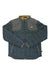 Men's quilted jacket, full-zip, Howler Brothers patch; blue-teal with gray panels