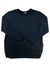 The Womens Leslie Falls Long Sleeve Shirt - Plus Size is shown in plain black, laid flat on a white background. It has a simple round neckline, no visible designs or logos, and is ideal for layering as a women's outdoor shirt.