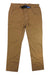 Men's khaki Chili Lite pants with elastic waistband and front button closure