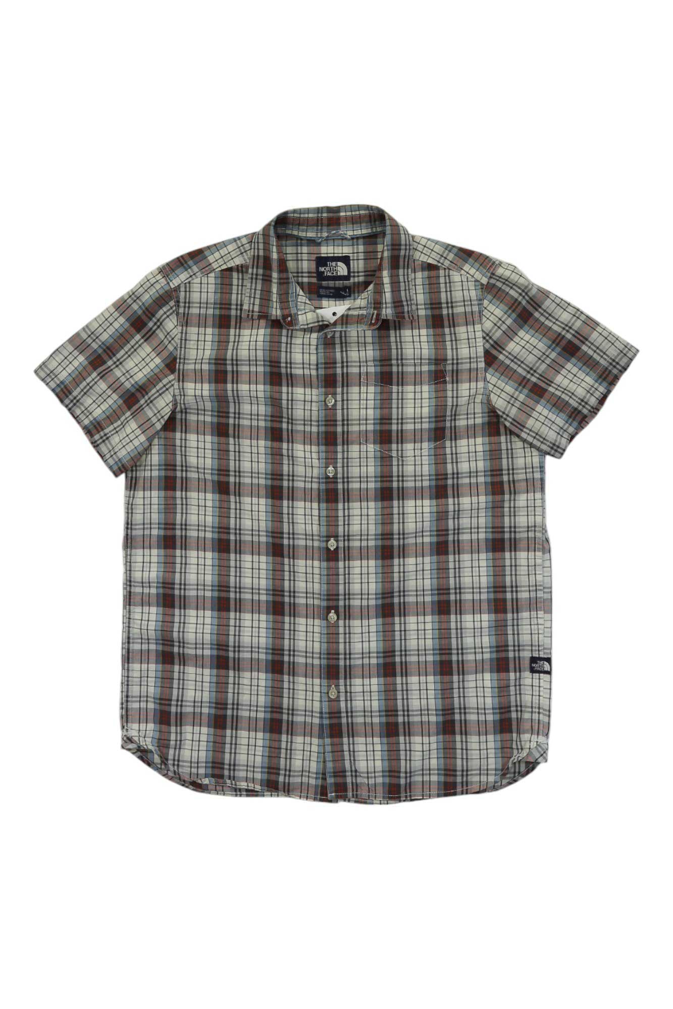 Mens Plaid Short Sleeve Button Up The North Face