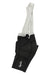 Mens Bib Shorts: Black cycling bib shorts with white mesh shoulder straps and "Rapha" in white script on the left leg, showcased on a white background.