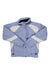 The Spyder Womens Vtg XLT Jacket is a light purple jacket with white diagonal panels, high collar, snap buttons, and elastic cuffs—ideal as a synthetic insulated jacket for outdoor activities.