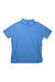 A light blue Smartwool Mens Merino Sport 150 Polo made from odor-resistant merino wool, with short sleeves, a collar, and two buttons, is laid flat on a white background.