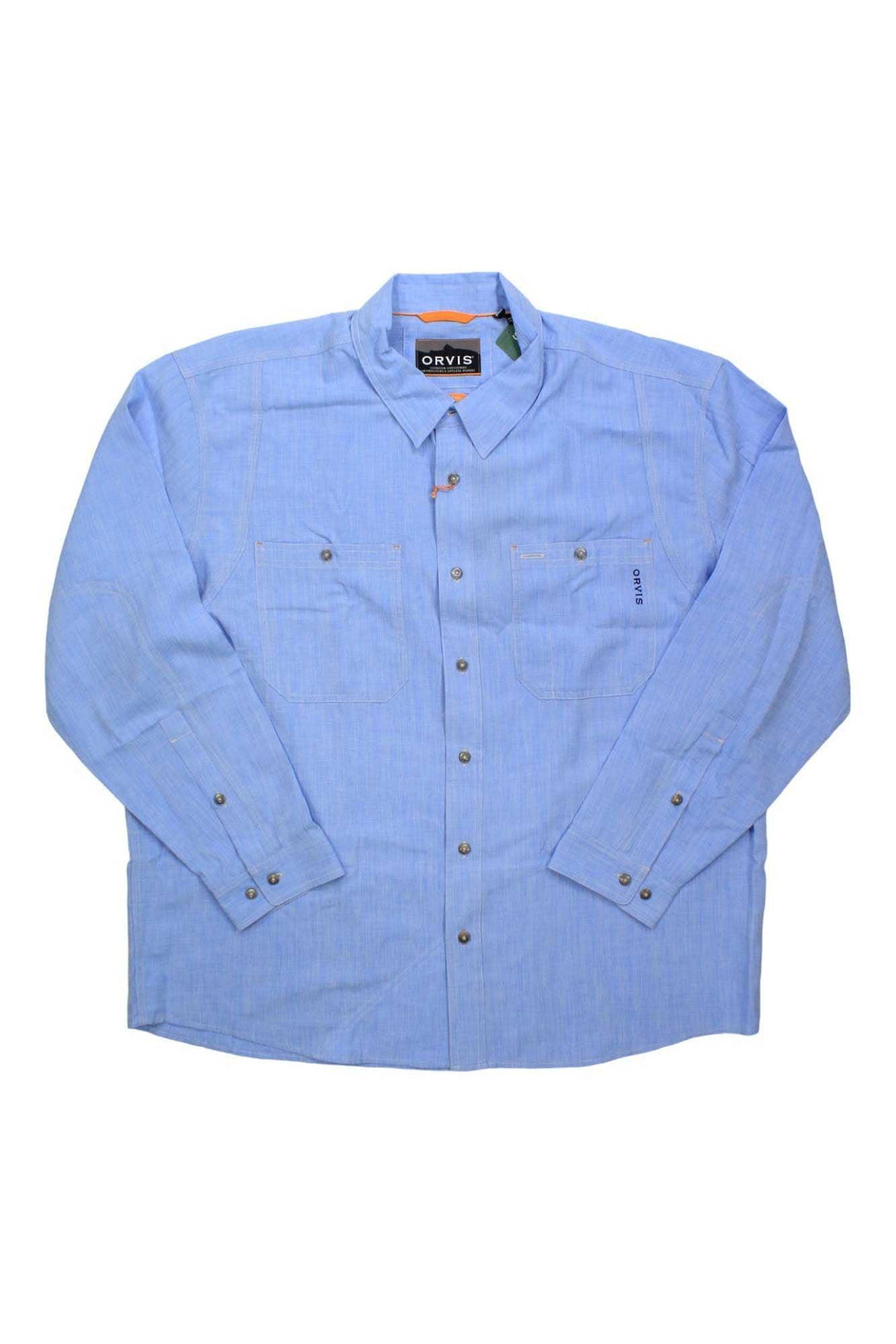 Orvis Men's Tech Chambray Work LS Shirt Orvis
