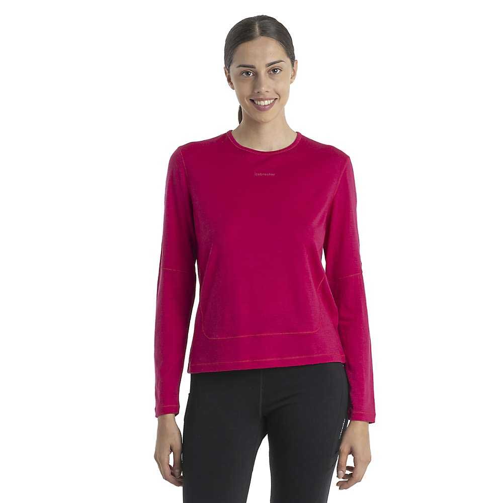 Icebreaker Womens Merino 200 ZoneKnit Energy Wind LS Tee