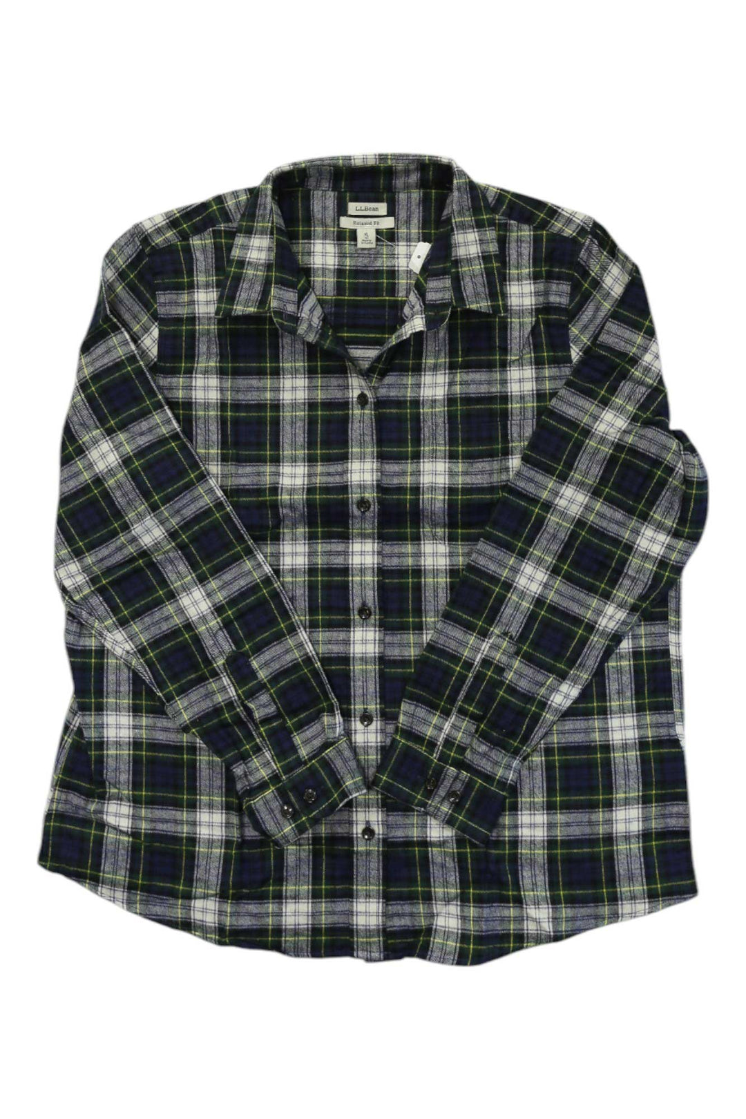 L.L.Bean Womens Scotch Plaid Shirt
