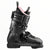 The Phaenom FS 01 90 Ski Boot by Phaenom is a black all-mountain boot with sturdy buckles and pink inner padding, shown in profile on a white background, designed for shock absorption and a customizable fit.
