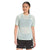 Seafoam short-sleeve crewneck T-shirt with small white chest logo