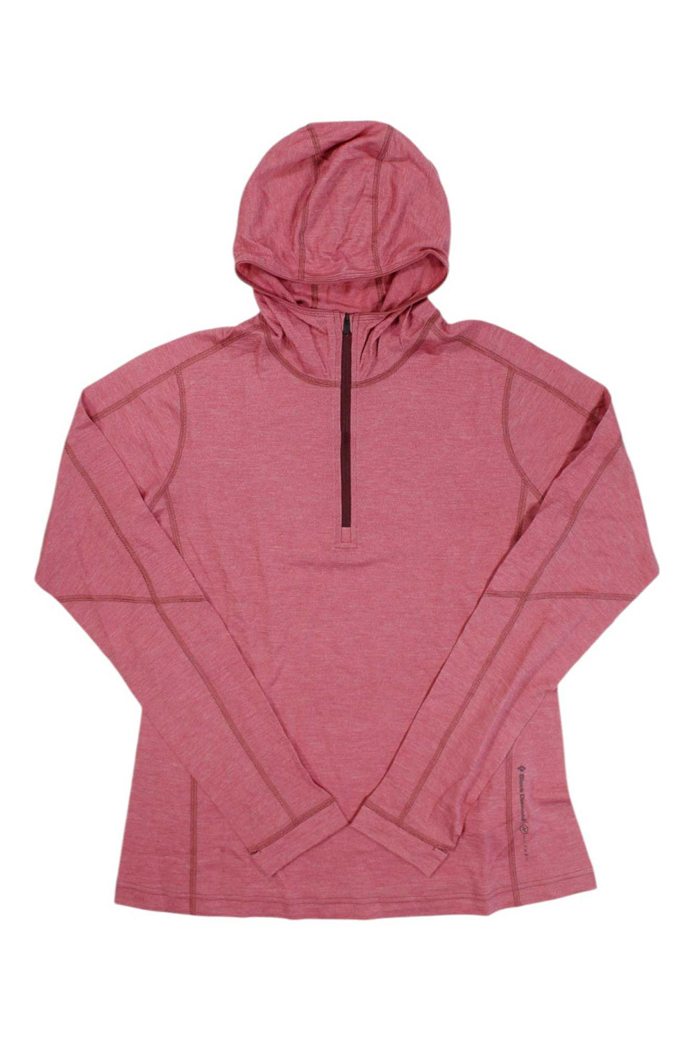 Black Diamond Womens Solution 150 Merino Quarter Zip Hoody Baselayer