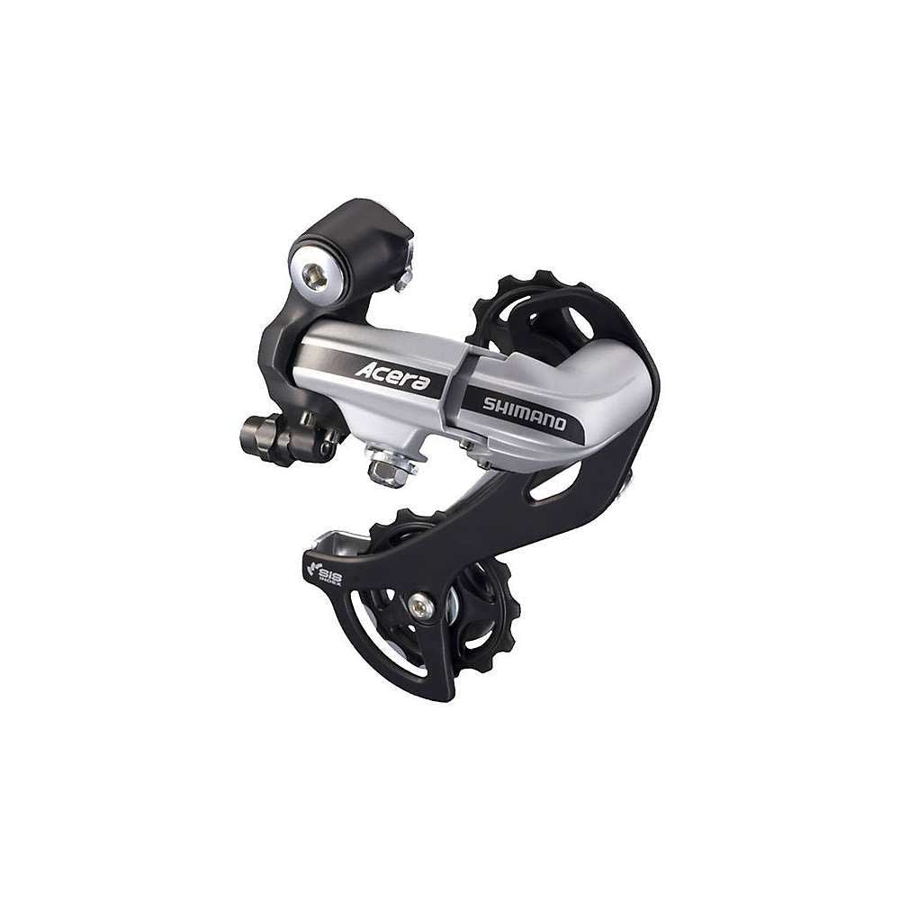Shimano Acera rear derailleur, black and silver, long cage