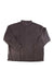 The Royal Robbins Men's Desert Pucker Dry LS Shirt in dark brown, with quick-dry fabric, a front chest pocket, and pointed collar, is displayed buttoned and laid flat on a white background.
