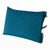A blue, rectangular Nemo Fillo Pillow with a textured surface, black strap, small corner valve, and side “NEMO” tag is shown against a white background.