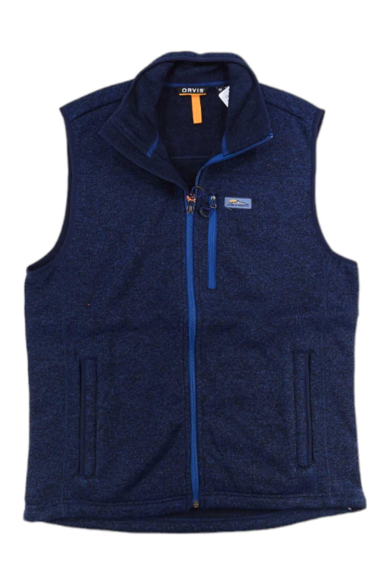 Orvis Mens Recycled Sweater Fleece Vest Orvis