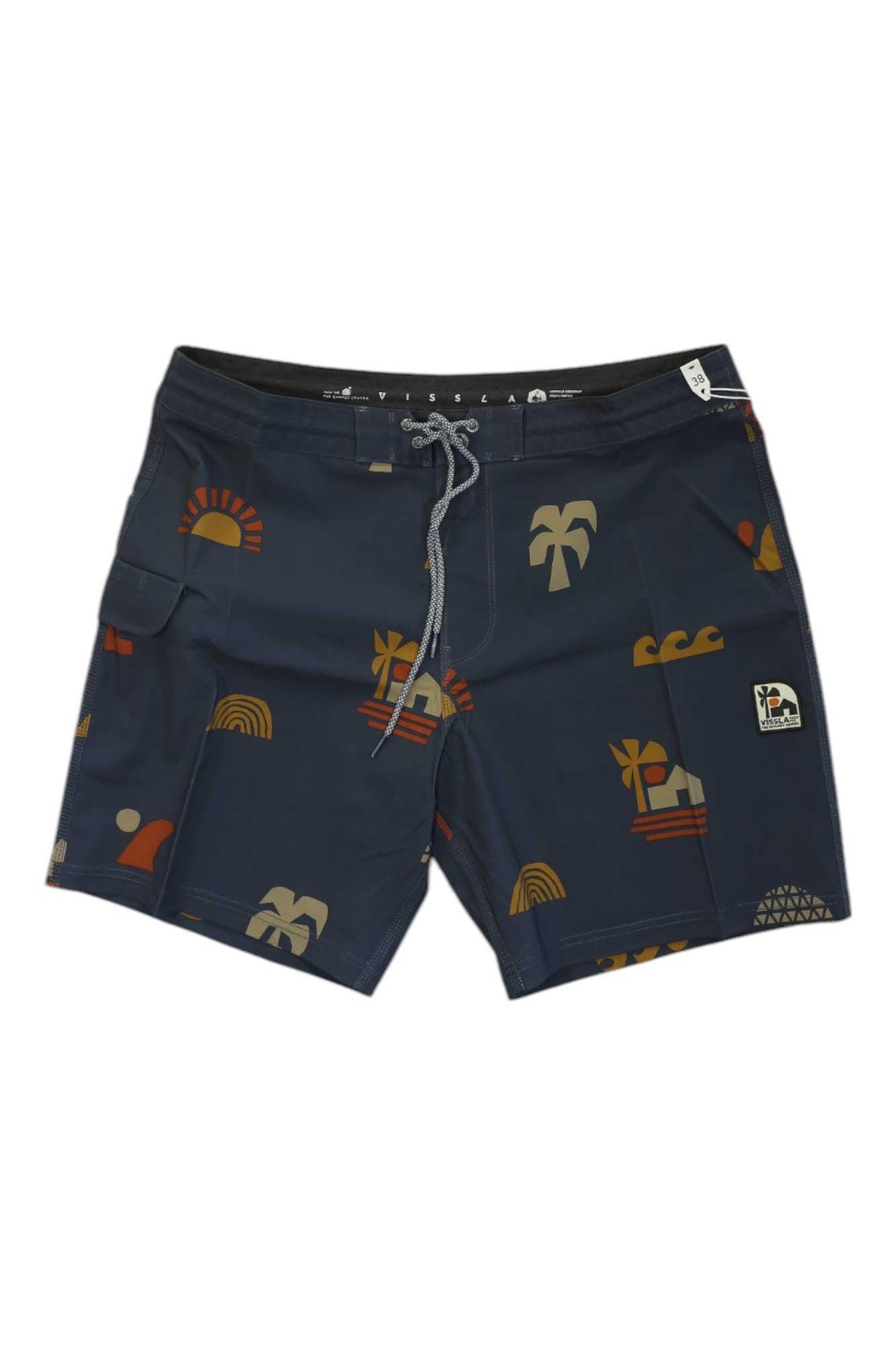 Vissla Mens Ecology Center Surf Farm 17.5 Inch Boardshort Vissla