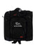 Ski boot bag in dark black with front zip pocket and straps, KULKEA logo